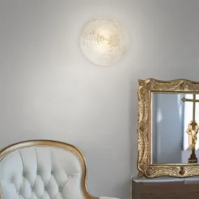 Plafoniera vetro oro Top...