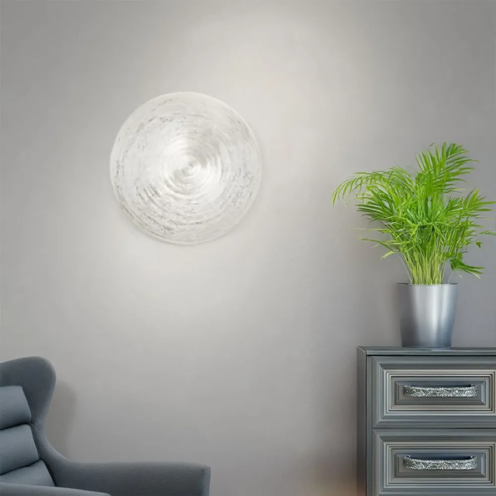 Deckenleuchte Toplight JELLY 1219 60 SI aus silbernem Glas