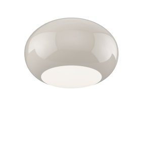 Plafonnier en verre soufflé blanc laiteux CASPER 1218 PL42 TO
