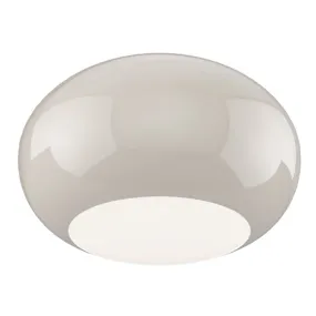 Plafoniera vetro soffiato bianco latte Top light CASPER 1218 PL55 TO