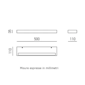 Applique moderno Gea Luce GAP575 LED