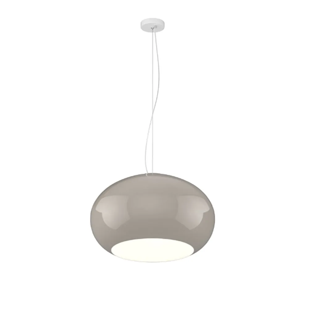 Lampadario vetro soffiato tortora Top light CASPER 1218 S42 TO