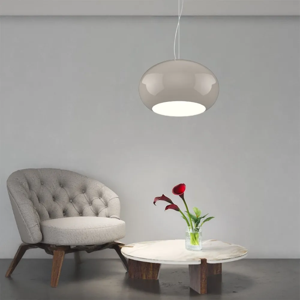 Lampadario vetro soffiato tortora Top light CASPER 1218 S42 TO