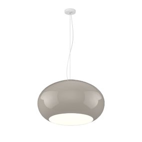 Lámpara de araña de cristal soplado gris paloma Luz superior CASPER 1218 S55 TO