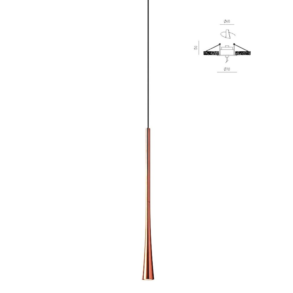 Gea Luce DAFNE SP I FDA1PRI Lampe à encastrer LED
