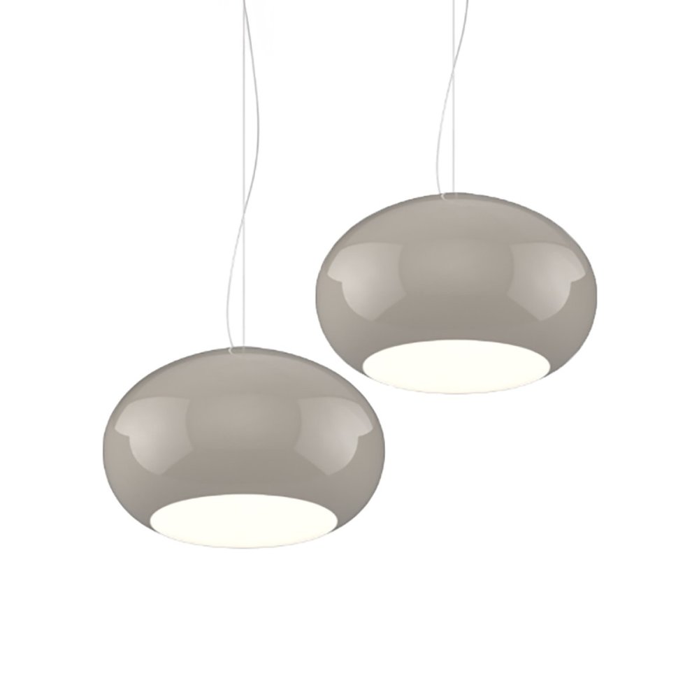 Lampadario vetro soffiato tortora Top light CASPER 1218 S2 S42 TO