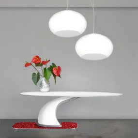 Lampadario 2 luci vetro...