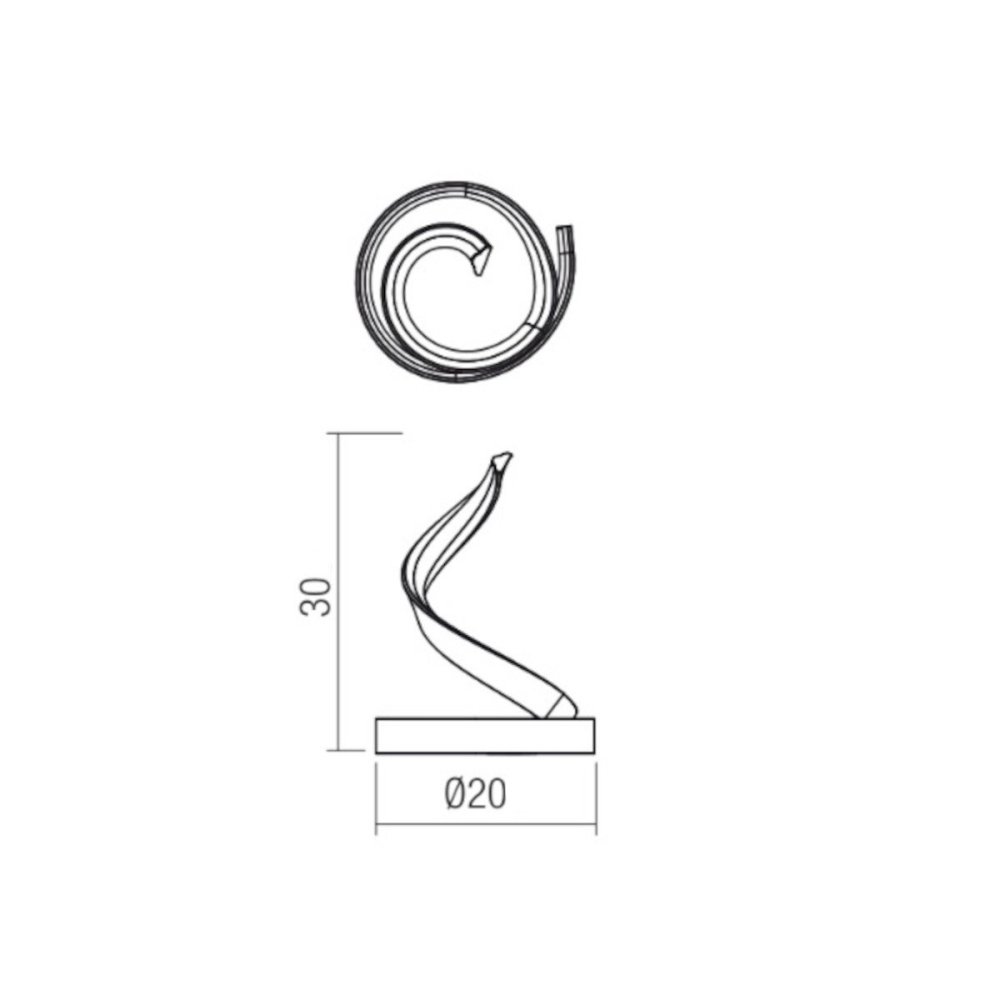 Abat-jour classica Redo Group TORSION 01 4370 LED