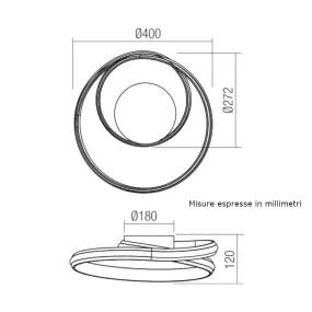 Applique classico Redo Group TORSION 01 4355 LED