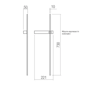 Applique classico Redo Group TANGENT 01 4672 CCT LED