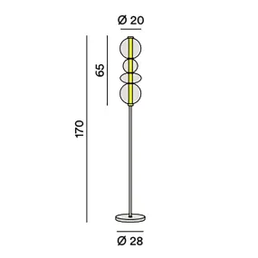 Perenz BUBBLES 8166 TR LC Stehleuchte