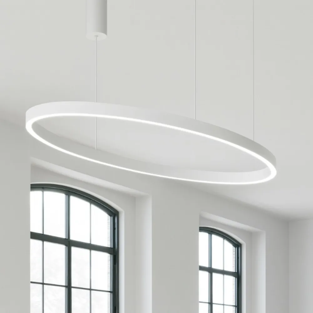 Lámpara de araña moderna LED Gea Luce CRISEIDE S1G OVAL FCRSB9O