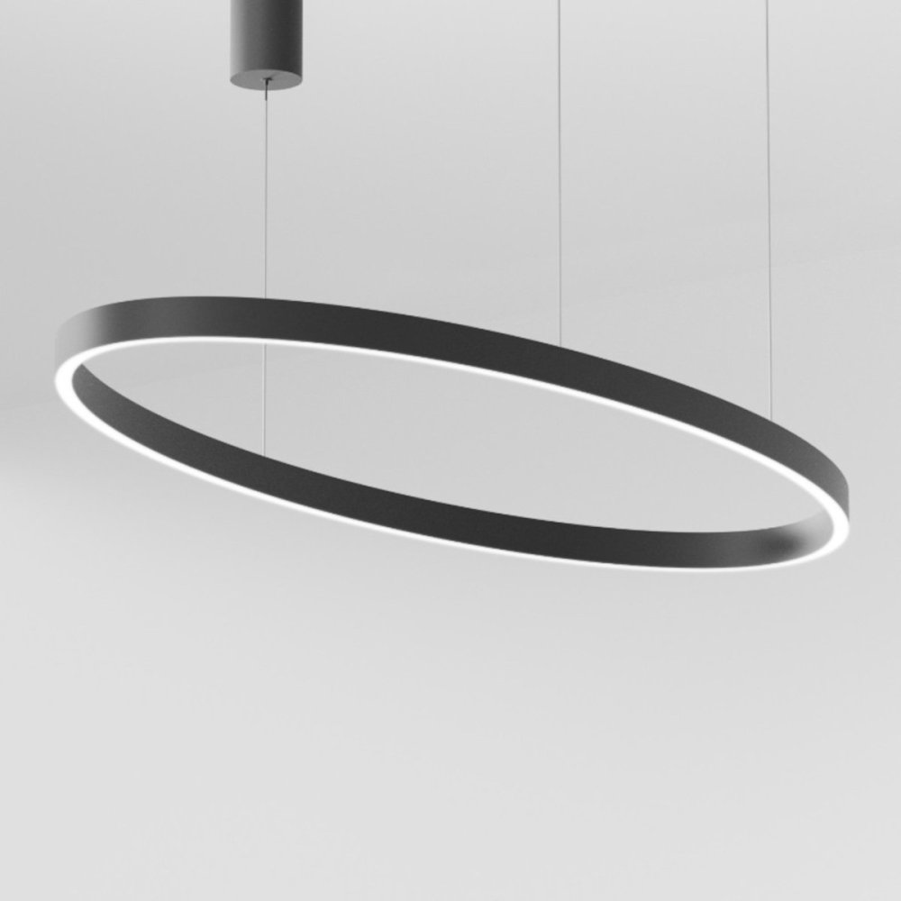Lampadario moderno Gea Luce CRISEIDE S1G OVALE FCRSN9O LED