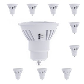 Lampadina confezione Top Light GU10 9W LED CN CCT