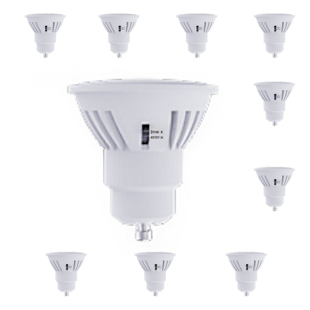 Lampadina confezione Top Light GU10 9W LED CN CCT