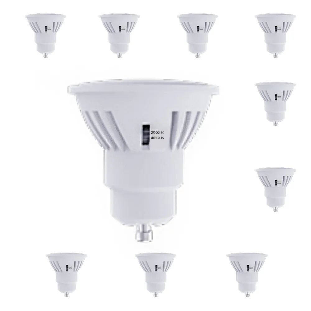 Embalaje de bombilla LED GU10 9W CN CCT de Top Light