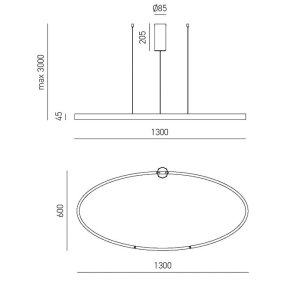 Lampadario classico Gea Luce CRISEIDE S1G OVALE FCRSO9O LED