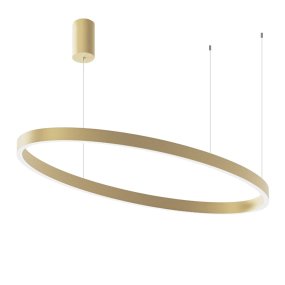Lampadario classico Gea Luce CRISEIDE S1G OVALE FCRSO9O LED oro alluminio silicone