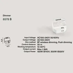 Dimmer Perenz 8578 B 300W...