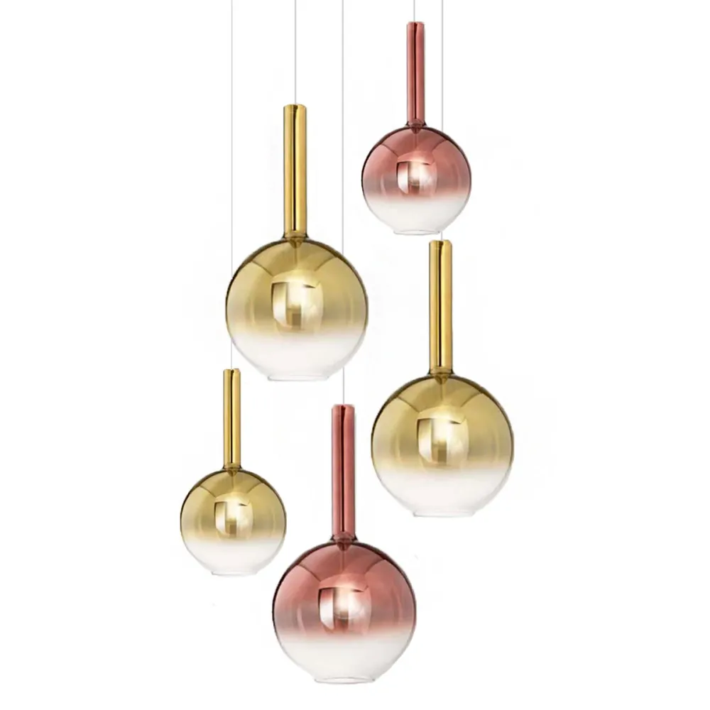 Perenz LOLLIPOP 8554 8556 8032 Kronleuchter aus farbigem Glas