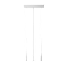 Lampadario moderno Gea Luce DAFNE S3P FDA3PB LED bianco alluminio