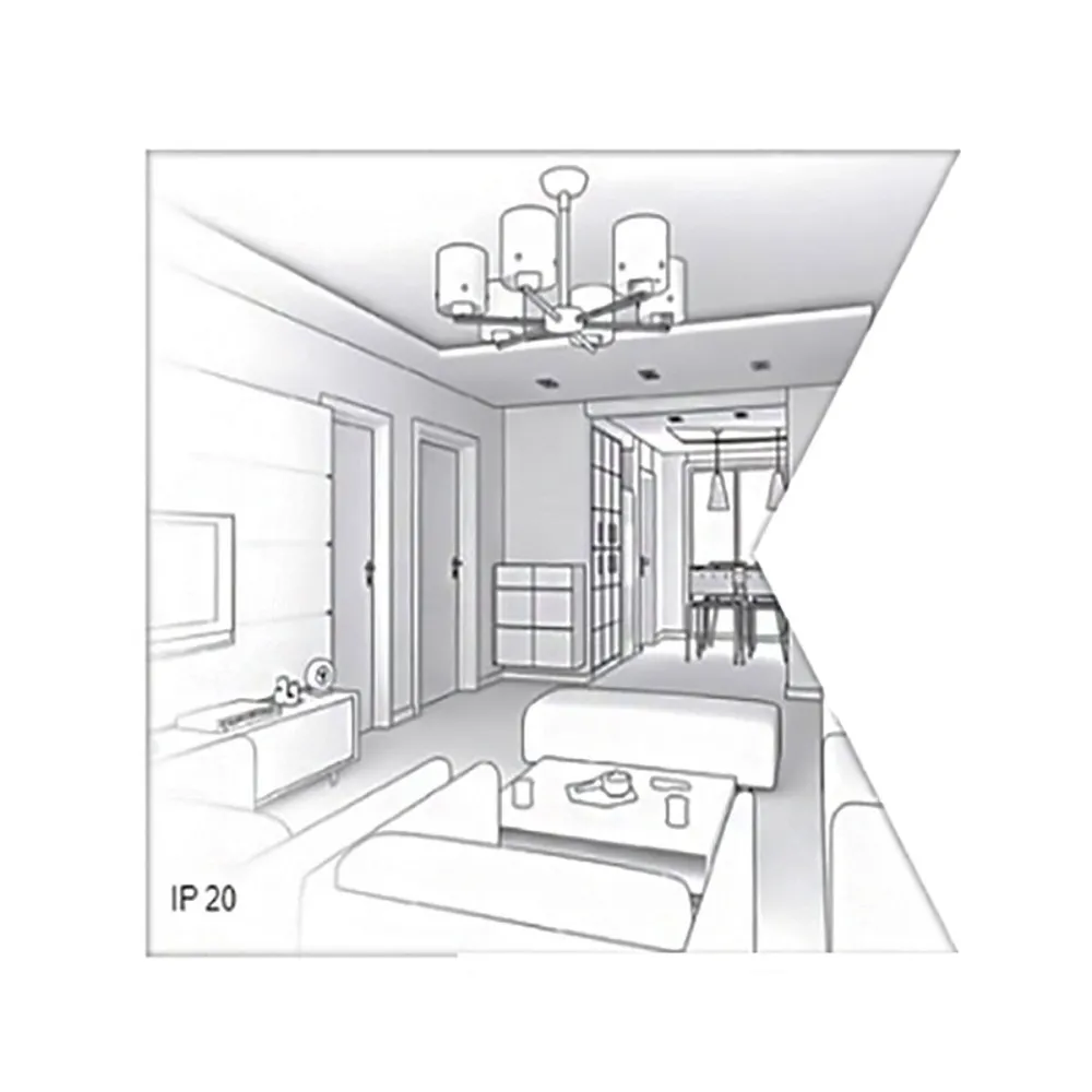 Gea Luce KRIZIA PP FKRPV1 LED moderne Deckenleuchte