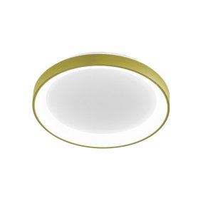 Gea Luce KRIZIA PG FKRPV3 LED moderne Deckenleuchte aus grünem Methacrylat-Aluminium