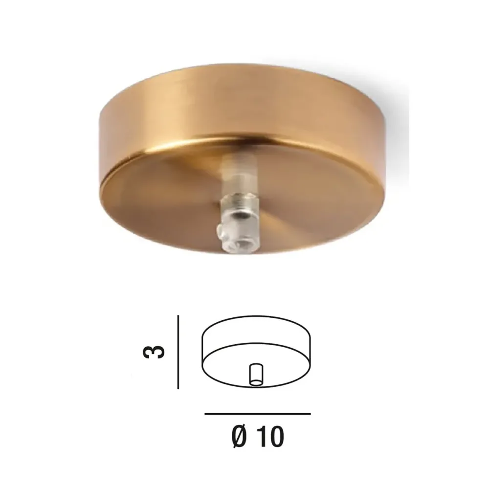 Sospensione vetro ambra Perenz LOLLIPOP 8554 OR 6247 OB