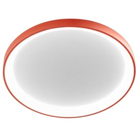 Gea Luce KRIZIA PS FKRPTE4 LED moderne Deckenleuchte aus Terrakotta, Aluminium, Methacrylat