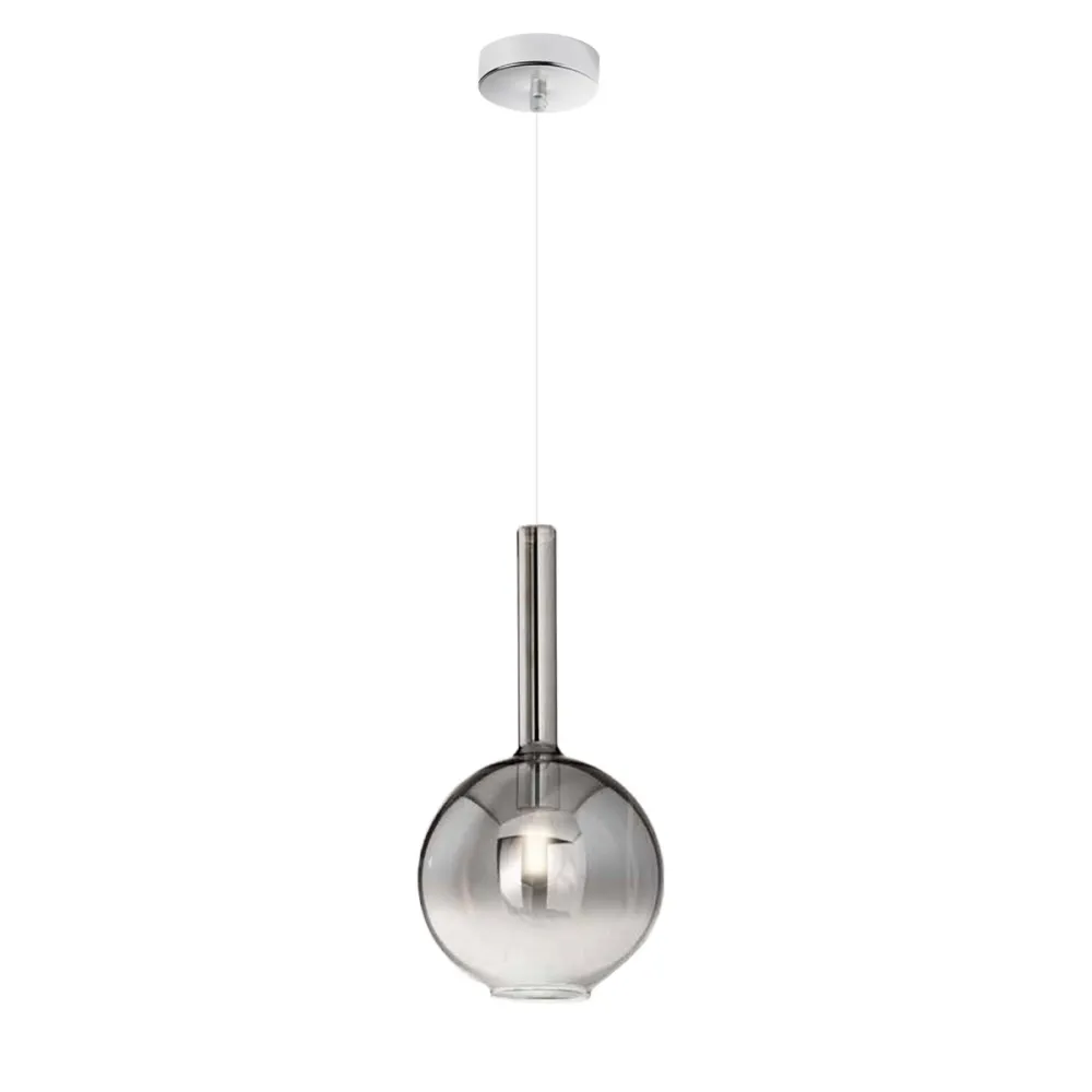 Perenz LOLLIPOP 8554 SP 6247 Pendelleuchte aus verspiegeltem Rauchglas