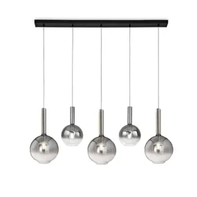 Perenz LOLLIPOP 8035 N 8554 SP 8556 SP Pendelleuchte aus verspiegeltem Rauchglas