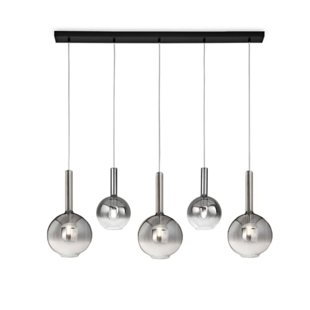 Perenz LOLLIPOP 8035 N 8554 SP 8556 SP Pendelleuchte aus verspiegeltem Rauchglas