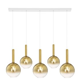 Sospensione vetro fumè specchiato Perenz LOLLIPOP 8035 N 8554 SP 8556 SP E27 LED multiluce