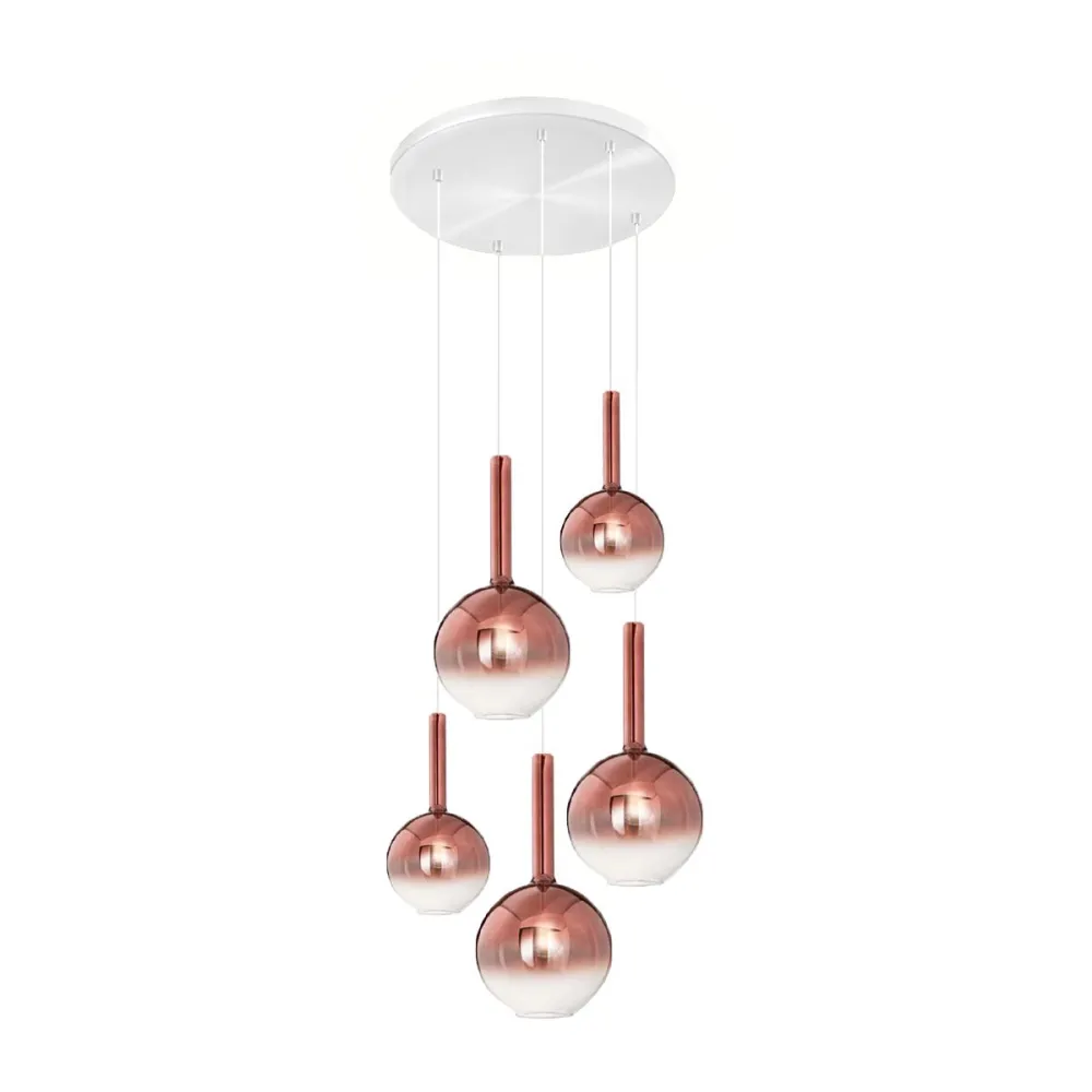 Perenz LOLLIPOP 8554 RM 8556 RM 8032 B Kronleuchter aus Kupferglas