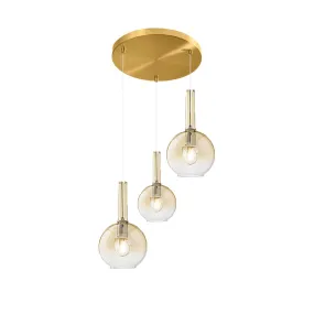 Perenz LOLLIPOP 8554 AM 8556 AM 8030 OB Kronleuchter aus Goldglas