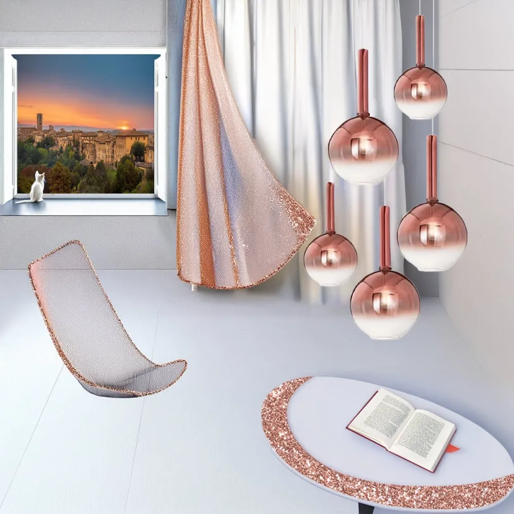 Perenz LOLLIPOP 8554 RM 8556 RM 8032 B Kronleuchter aus Kupferglas