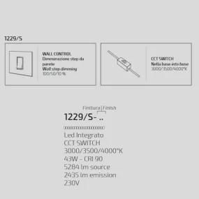 Moderner Kronleuchter Top Light KAWAII 1229 S NE LED CCT SWITCH