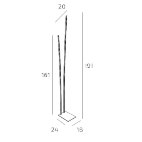 Moderne Stehleuchte Top Light KAWAII 1229 T NE LED CCT SWITCH