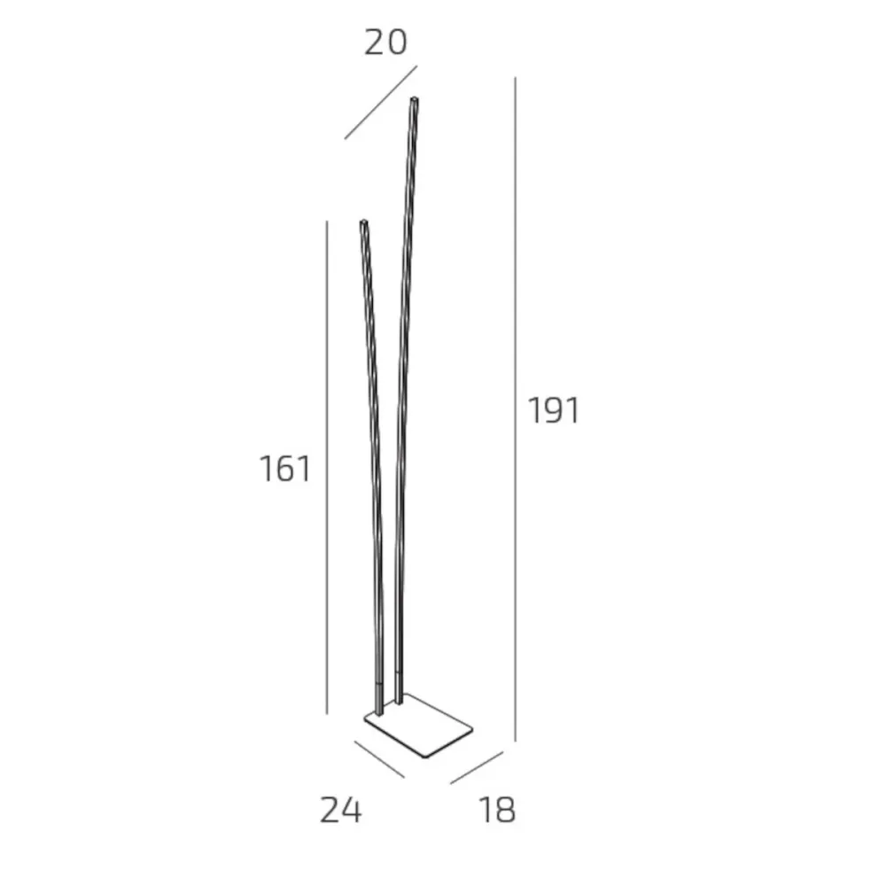 Moderne Stehleuchte Top Light KAWAII 1229 T NE LED CCT SWITCH