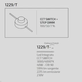 Lampadaire moderne Top Light KAWAII 1229 T NE LED CCT SWITCH