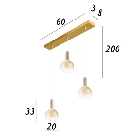 Lampadario Perenz AMPOLLA...