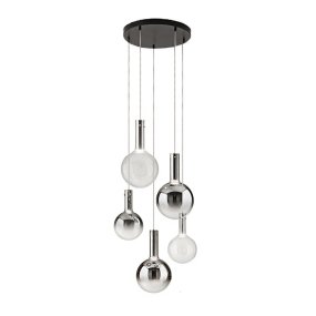 Lampadario moderno Perenz AMPOLLA 8310 8312 8032N LED 31W 3000K 2300LM vetro borosilicato sfumato