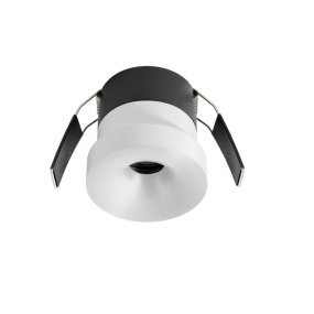 Foco empotrable LED Gea Led GFA1710 IP44, aluminio blanco, placa de yeso