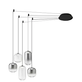 Lampadario Perenz illumina HUNTER S5 8158 N LC 8214 8215