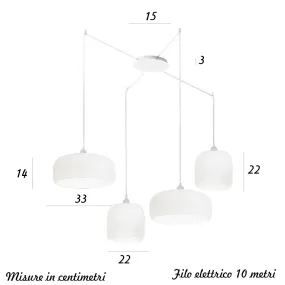 Lampadario Perenz illumina...