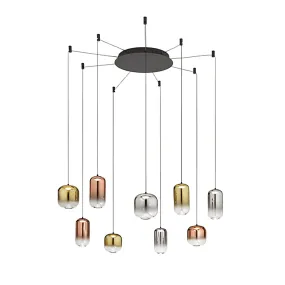 Lampadario Perenz illumina HUNTER S9 8159 N LC 8214 8215