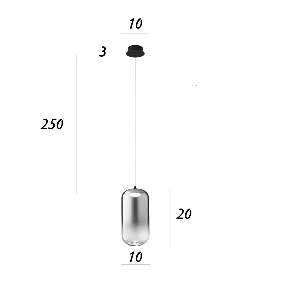Lampadario Perenz illumina HUNTER S1 8157 N LC 8214 SP