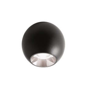 Plafonnier moderne à LED Gea Led GPL391 en aluminium noir
