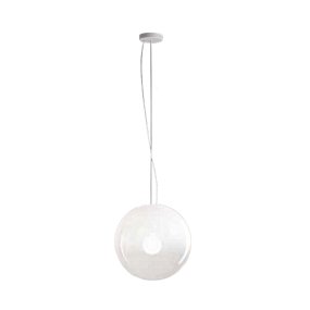Lámpara de araña Perenz MOON 8496 B 30 E27 LED de cristal soplado blanco