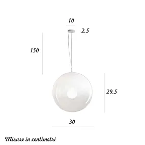 Lustre en verre soufflé Perenz MOON 8496 B